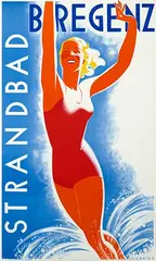 Lois Gaigg, Strandbad Bregenz, poster