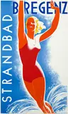 Lois Gaigg, Strandbad Bregenz, poster