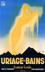 Gaston Gorde, Uriage les Bains, 1936, poster