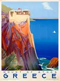 Georgios Cosmadopoulos, Greece Mount Of Athos, 1949, poster