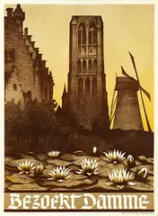 Toon DeVaere, Bezoekt Damme (Belgium), poster