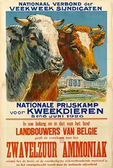 Monogram Dr, Nationale Verbond der Veekweek Sijndicaten, poster