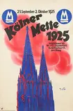 Louis Oppenheim, Kölner Messe 1925, 1925, poster