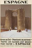 Rafael de Penagos, Hiver ou Eté? Visiter l'Espagne, 1929, poster