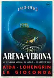 Tolmino Ruzzenente, Arena di Verona 1963 Aida, poster