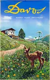 Emil Meerkämper, Davos Switzerland, 1935, poster