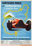 Karter, Grosser Preis vom Nürnburgring, 1949, poster