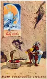 Paul C. Erkelens & J. van Nisius, KLM Daily service (Constellation), poster