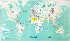 Jan Menting, KLM KLM 30th Year, 1948, poster
