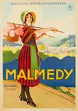 Émile Dupuis, Belgische Staatsspoorwegen Malmedy, poster
