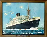 Harry H. Rodmell, Koninklijke Java-China-Paketvaart Lijnen (Royal Interocean Lines) Tjitjalengka, 1938, poster