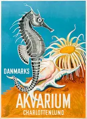 Initials Jz, Danmarks Akvarium Charlottenlund, poster