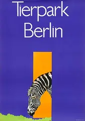 Initials Rn, Tierpark Berlin (zebra), poster