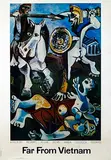 Pablo Picasso, movie: Renais and Kleins's "Far From Vietnam", 1968, poster