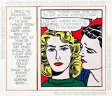 Roy Lichtenstein, Walker Art Center Minneapolis Sonnabend Collection, 1985, poster
