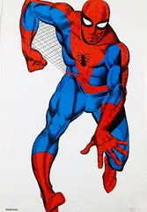 Steve Ditko, without text (Spiderman), 1966, poster