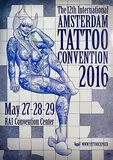 Vince Ruares, The International Amsterdam Tattoo Convention 2016, 2016, poster