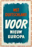 van Altena, Met Duitschland Voor Nieuw Europa (NSB), 1940, poster