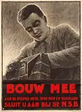 Dirk H. Melk, Bouw mee Sluit u aan bij de NSB, poster