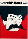 Julius Terlingen, wereldvijand no. 1 (Joseph Stalin), 1942, poster