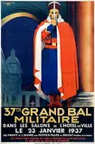 Desroches, 37me Grand Bal Militaire (Algerian soldier), 1937, poster