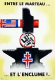 Jean Carlu, Entre le Marteau et L'Enclume, poster