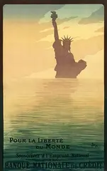 Sem, Pour la Liberté du Monde, 1917, poster