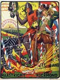 Johan Geeraerts, Zelfbeschikkingsrecht Volkerenbond Zeeland Maastricht Roermond (Vlaanderen, Nederland helpt elkaar!), 1919, poster