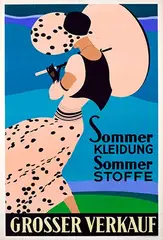 Kurt Börmel, Sommer Kleidung Sommer Stoffe, poster