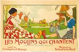 Henri Cassiers, Les Moulins qui Chantent, 1912, poster