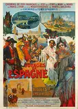 Dominique C. Fouqueray, Voyages en Espagne Seville Segovie Malaga Tanger, poster