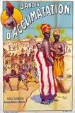Jardin d'Acclimatation 180 Guinéens Hommes, Femmes & Enfants by Gil Baer & Charles Manciet, poster, sold Jun 2025