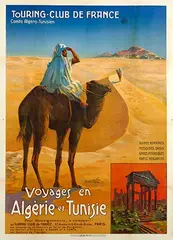 Henri Polart, Touring-Club de France Voyages en Algérie et Tunisie, 1910, poster