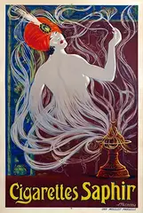 Stephano, Cigarettes Saphir, poster