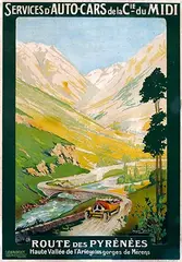 Roger Soubie, Services d'Auto-Cars Route des Pyrénées, poster