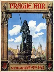 Karel Štapfer, Prague Fair, 1923, poster