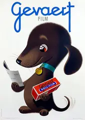 Donald Brun, Gevaert Film, 1947, poster