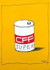 Herbert Leupin, CFF Super, 1976, poster