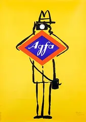 Herbert Leupin, Agfa, 1956, poster