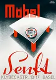 Joseph Kaelin-Kupfer, Möbel Senft Basel, poster