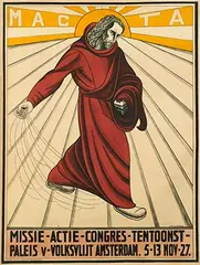 Lodewijk Schelfhout, MACTA Missie-Actie-Congres-Tentoonst-Paleis v-Volksvlijt Amsterdam, 1927, poster