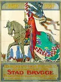Florimond Van Acker, Eeuwfeest van Belgie's Onafhankelijkheid Stad Brugge, 1930, poster