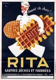 Léon Dupin, Gauffres Rita Roubaix, 1933, poster