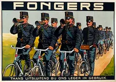 Ernst Gustaaf Schlette, Fongers Thans Uitsluitend Bij Ons Leger in Gebruik, poster