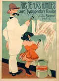 August Roubille, Hydropeinture Rouillon Plus de Murs Humides, poster