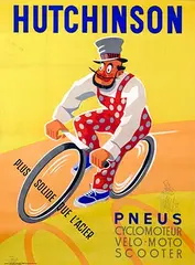 Mich, Pneu Hutchinson, 1958, poster