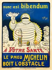 O'Galop, Le Pneus Michelin Bibendum, 1898, poster