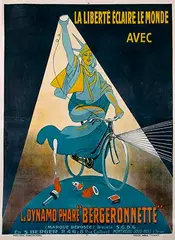 Mich, La Dynamo Phare ?Bergeronnette.? (statue of Liberty), poster