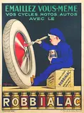 M. Giraldy, Robbialac Emaille au Froid, poster