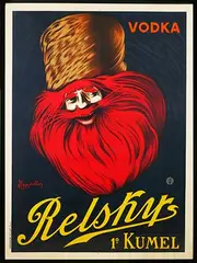 Leonetto Cappiello, Relsky Vodka, poster